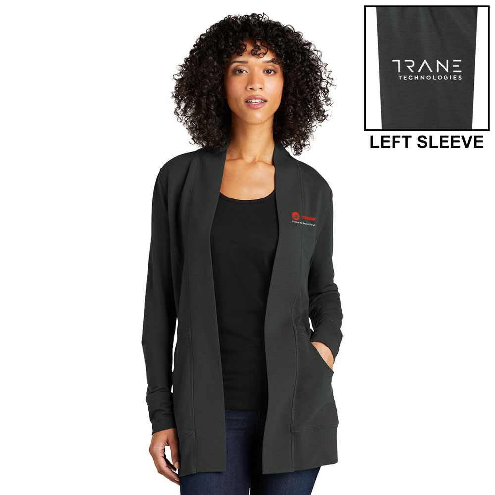 TR LADIES MICROTERRY CARDIGAN